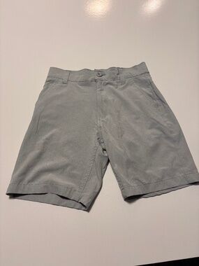 Boys Gray Hybrid Hawk Dress Shorts Size 8